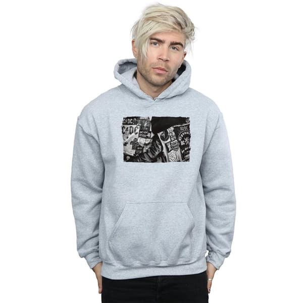 AC/DC Mens Badges And Posters Collection Hoodie