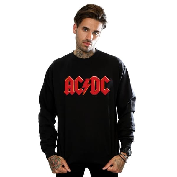 ACDC Mens Red Logo Sweatshirt