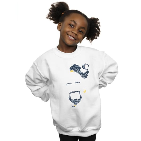 Disney Sweatshirt med blått ansikte från Aladdin-filmen