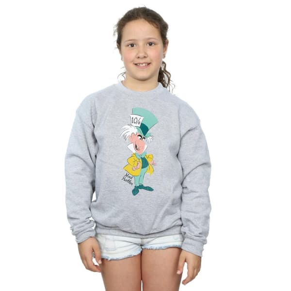 Disney Girls Alice In Wonderland Classic Mad Hatter Sweatshirt
