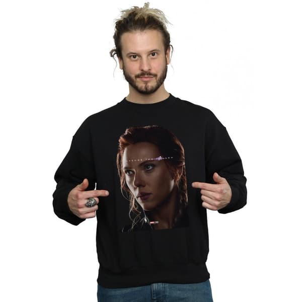 Marvel Mens Avengers Endgame Avenge The Fallen Black Widow Sweatshirt