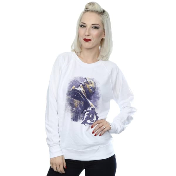 Marvel Womens/Ladies Avengers Endgame Thanos Brushed Sweatshirt