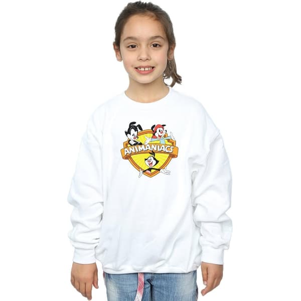 Animaniacs Girls Logo Crest Sweatshirt