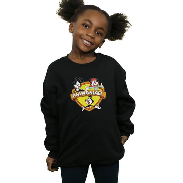 Animaniacs Girls Logo Crest Sweatshirt