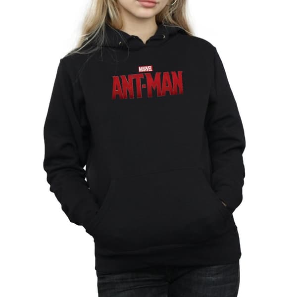 Marvel Kvinnor/Ladies Ant-Man Movie Logo Hoodie