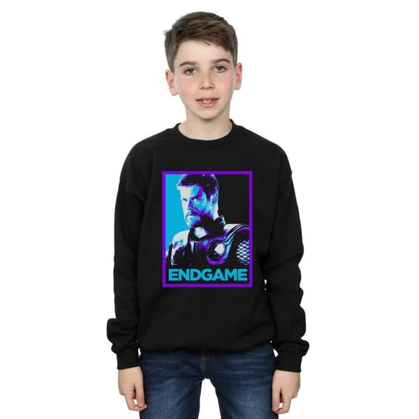 Marvel Boys Avengers Endgame Thor Poster Sweatshirt