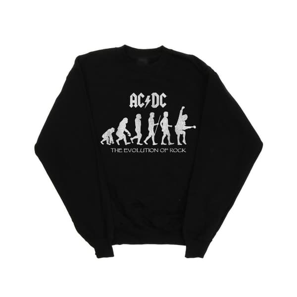 ACDC Mens Evolution Of Rock Sweatshirt Black L