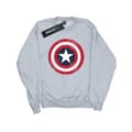 Miniatyrbillede 3 af 3: Marvel Girls Captain America Distressed Shield Sweatshirt