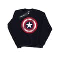 Miniatyrbillede 1 af 3: Marvel Girls Captain America Distressed Shield Sweatshirt