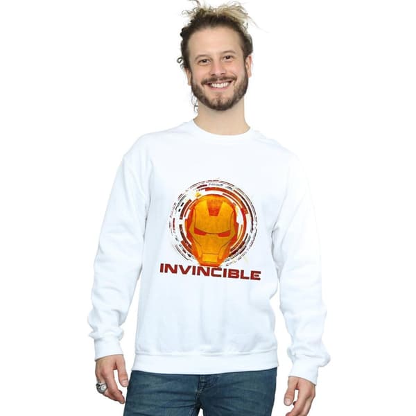Marvel Mens Avengers Iron Man Invincible Sweatshirt