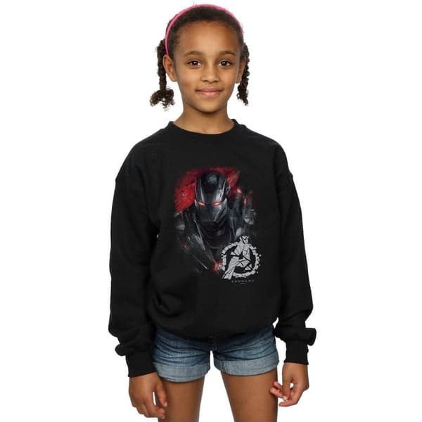 Marvel Girls Avengers Endgame War Machine Brushed Sweatshirt