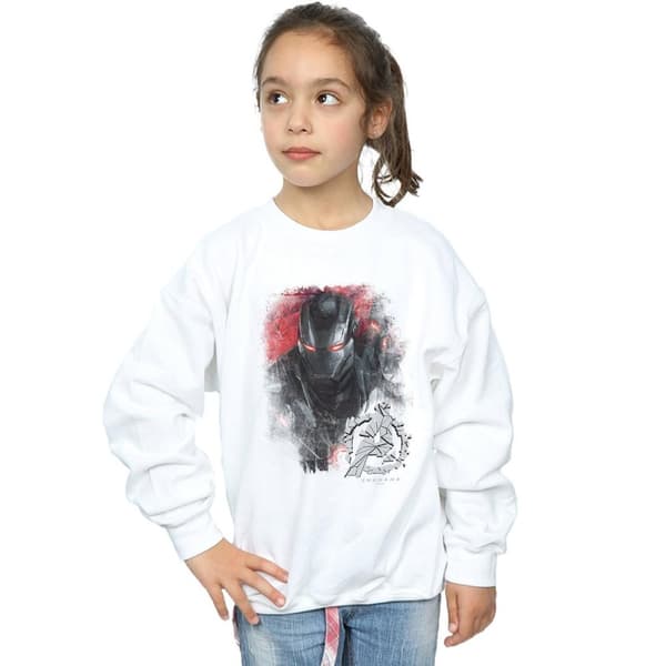 Marvel Girls Avengers Endgame War Machine Brushed Sweatshirt