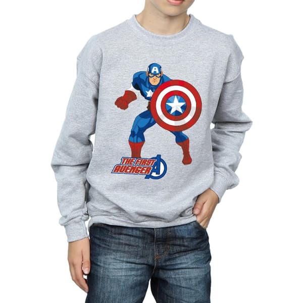 Marvel Boys Captain America The First Avenger Sweatshirt