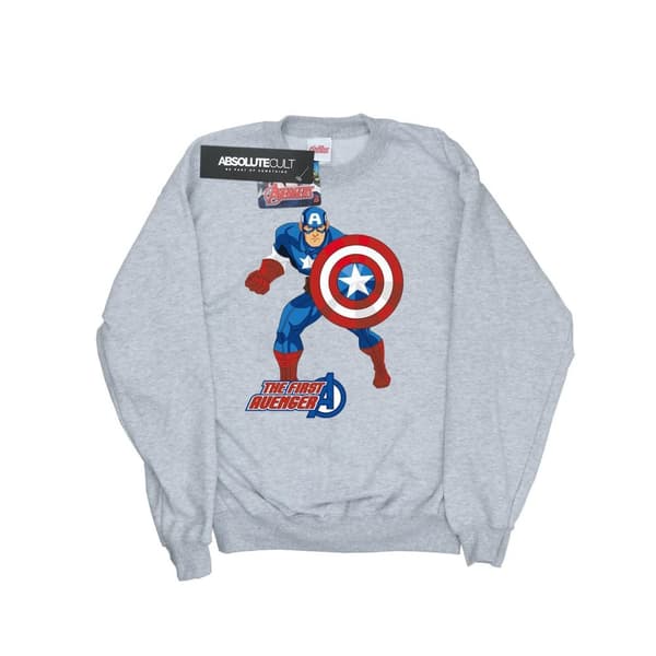 Marvel Boys Captain America The First Avenger Sweatshirt