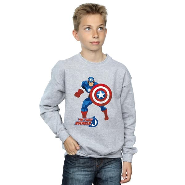 Marvel Boys Captain America The First Avenger Sweatshirt