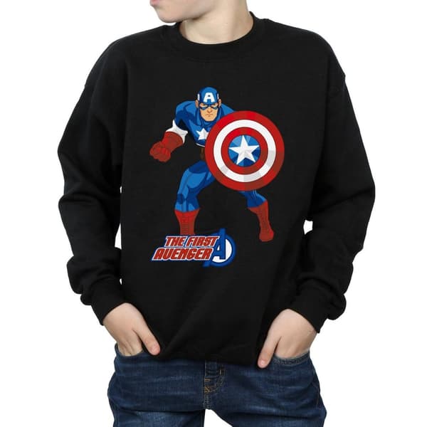 Marvel Boys Captain America The First Avenger Sweatshirt