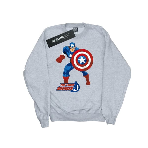Marvel Sweatshirt för flickor med Captain America The First Avenger