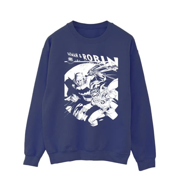 DC Comics Mens Batman And Boy Wonder Sweatshirt