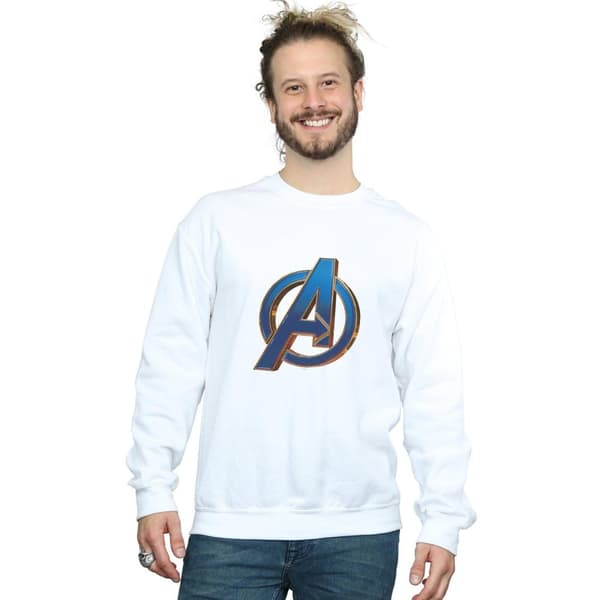 Marvel Mens Avengers Endgame Heroic Logo Sweatshirt