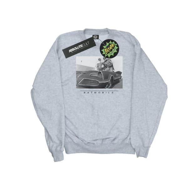 DC Comics Mens Batman TV Series Batmobile Sweatshirt