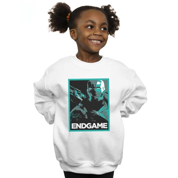 Marvel Girls Avengers Endgame War Machine Poster Sweatshirt