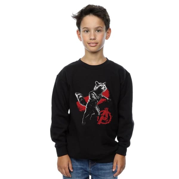 Marvel Boys Avengers Endgame Mono Rocket Sweatshirt