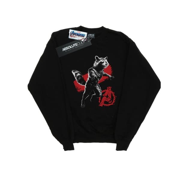 Marvel Boys Avengers Endgame Mono Rocket Sweatshirt Black 9-11 Years