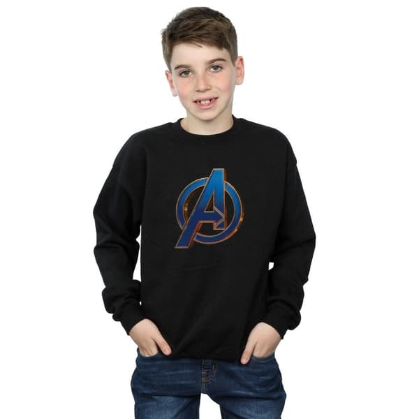 Marvel Boys Avengers Endgame Heroic Logo Sweatshirt