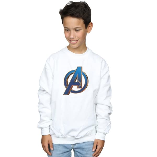 Marvel Boys Avengers Endgame Heroic Logo Sweatshirt