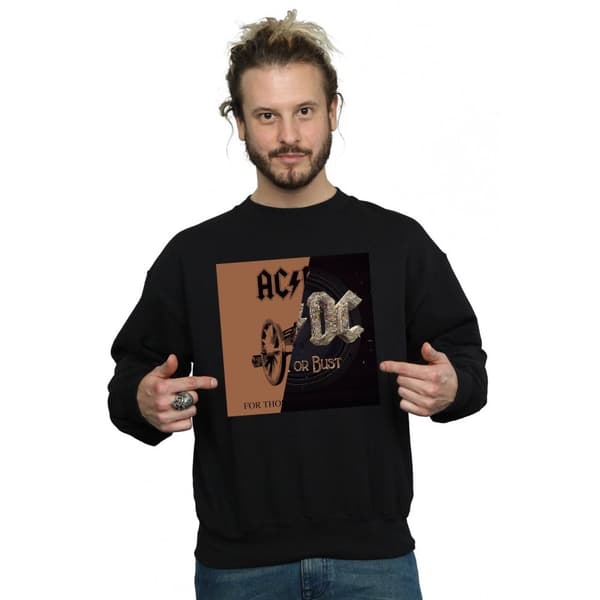 AC/DC Mens Rock or Bust / For Those About Splice Sweatshirt