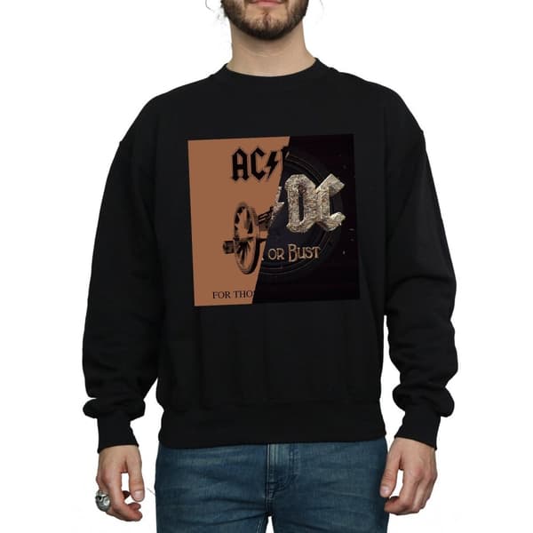 AC/DC Mens Rock or Bust / For Those About Splice Sweatshirt