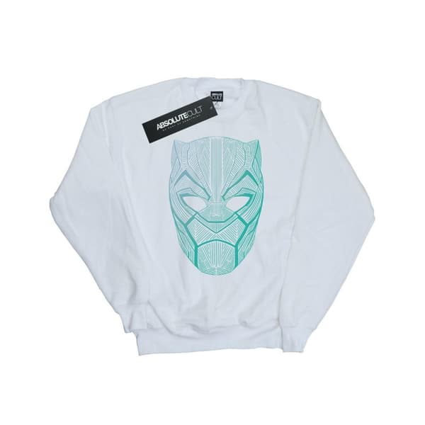 Marvel Mens Black Panther Tribal Mask Sweatshirt