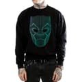 Miniatyrbillede 3 af 5: Marvel Mens Black Panther Tribal Mask Sweatshirt