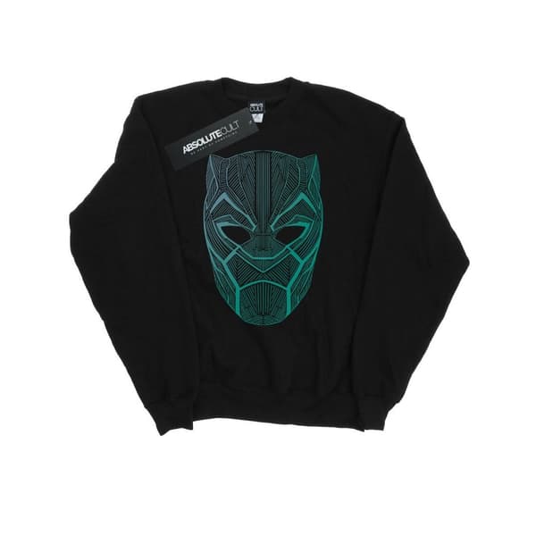 Marvel Mens Black Panther Tribal Mask Sweatshirt