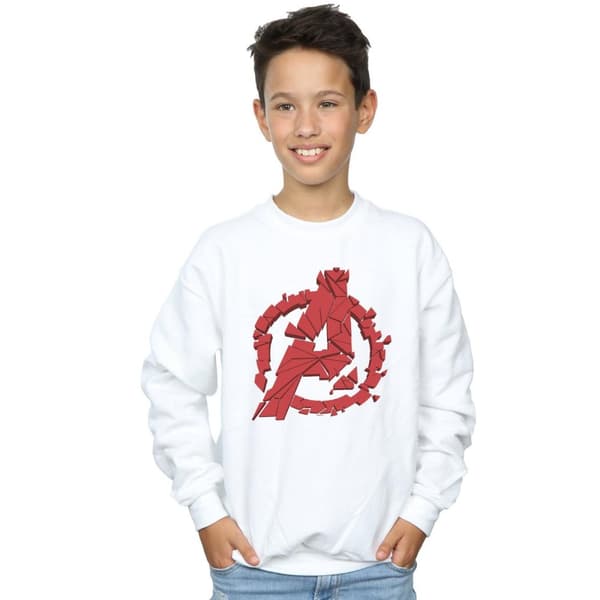 Marvel Avengers Endgame Shattered Logo - tröja för pojkar