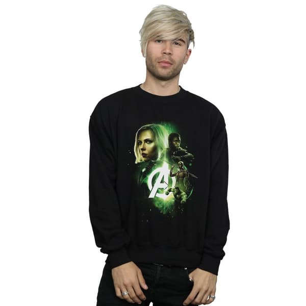 Marvel Mens Avengers Infinity War Widow Panther Team Up Sweatshirt