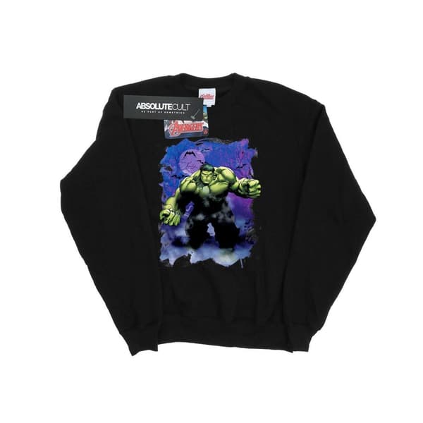 Marvel Womens/Ladies Hulk Halloween Spooky Forest Sweatshirt