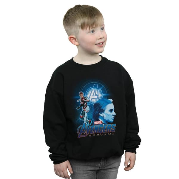 Marvel Pojkar Avengers Endgame Black Widow Team Suit Sweatshirt