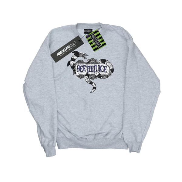 Beetlejuice Mens Sandworm Logo Sweatshirt