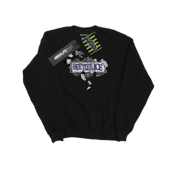 Beetlejuice Mens Sandworm Logo Sweatshirt