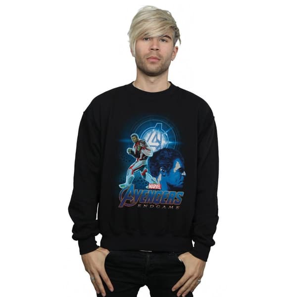 Marvel Mens Avengers Endgame Hulk Team Suit Sweatshirt