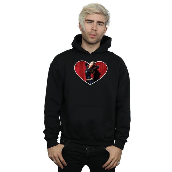DC Comics Mens Batman TV Series Catwoman Heart Hoodie