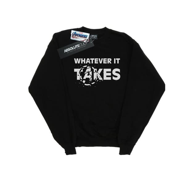 Marvel Boys Avengers Endgame Whatever It Takes Sweatshirt Black 9-11 Years
