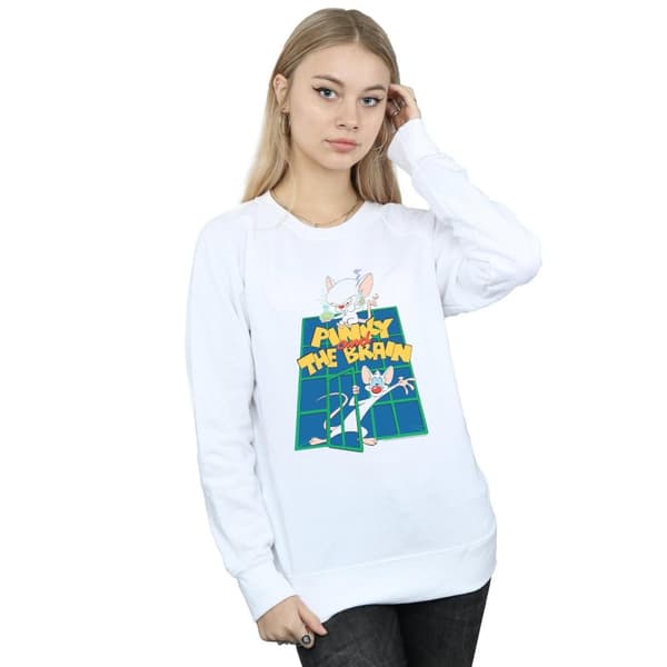 Animaniacs Dam/Tjej Pinky And The Brain Laboratory Sweatshirt