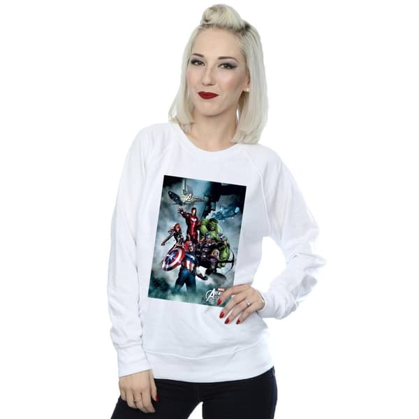 Marvel Womens/Ladies Avengers Team Montage Sweatshirt