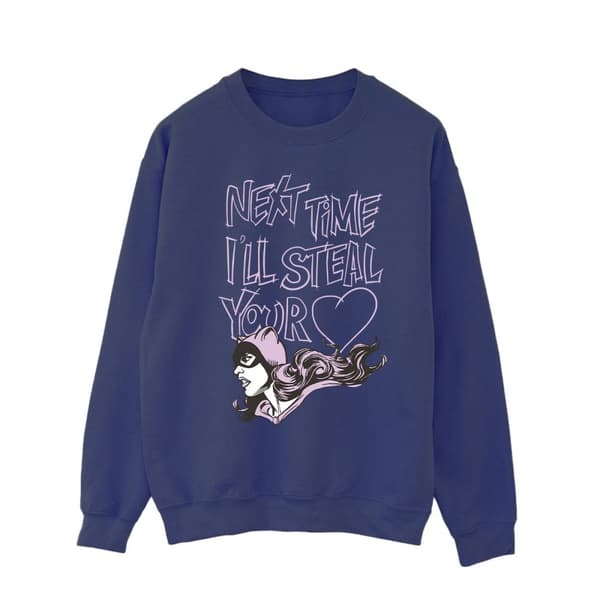DC Comics Mens Batman Batgirl I´ll Steal Your Heart Sweatshirt