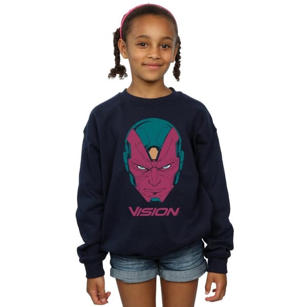 Marvel Girls Avengers Vision Head Sweatshirt
