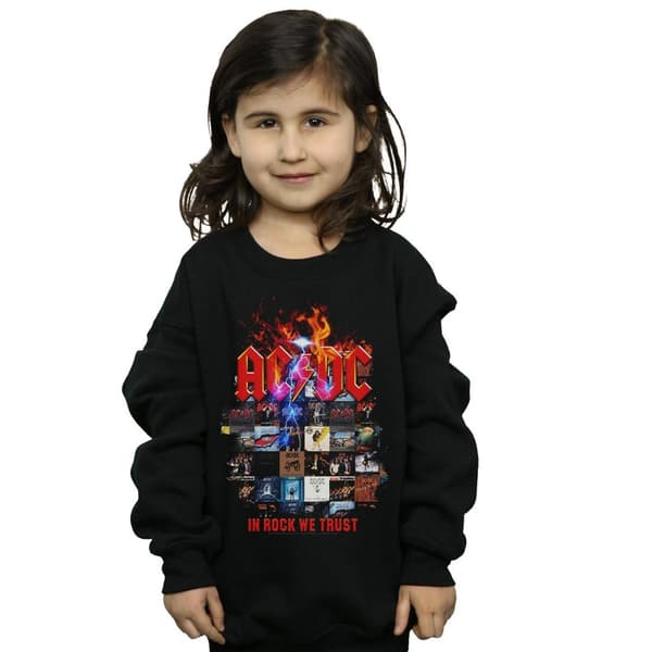 AC/DC Girls In Rock We Trust Album Cover Sweatshirt