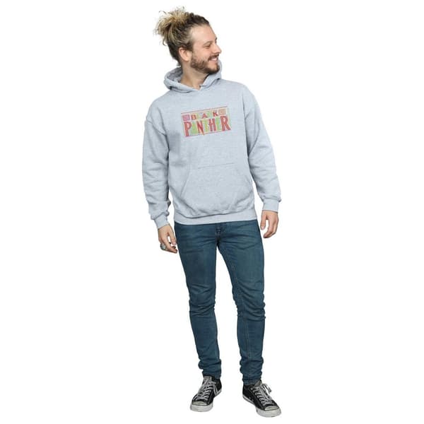 Marvel Mens Black Panther Tribal Logo Hoodie