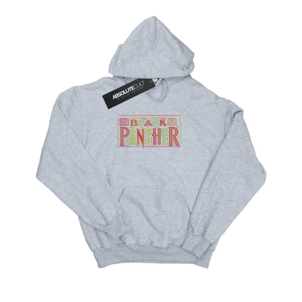 Marvel Mens Black Panther Tribal Logo Hoodie